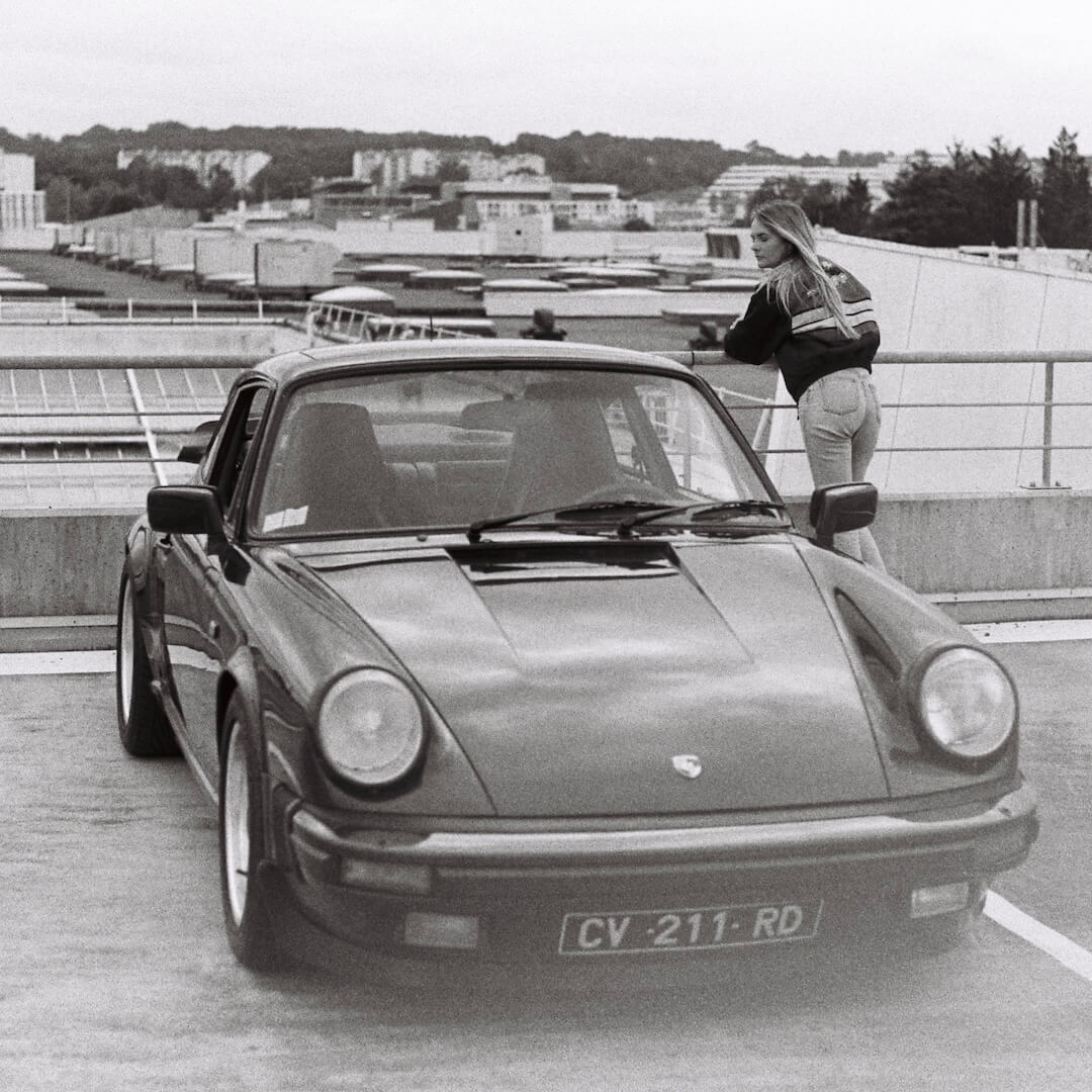 Mylène Dorange et Porsche 911