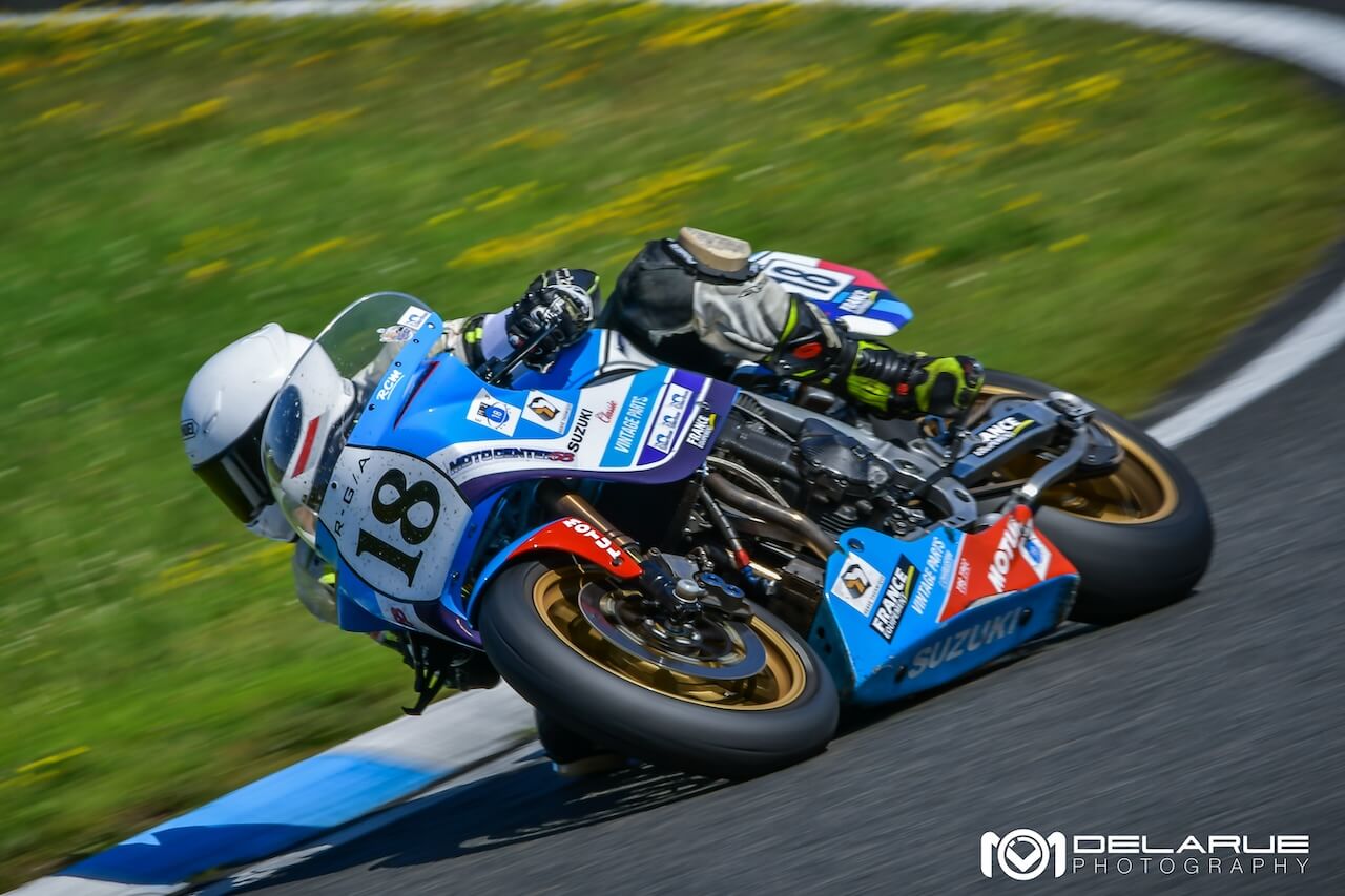 Nicolas Sénéchal sur une Suzuki GSX R 1100 