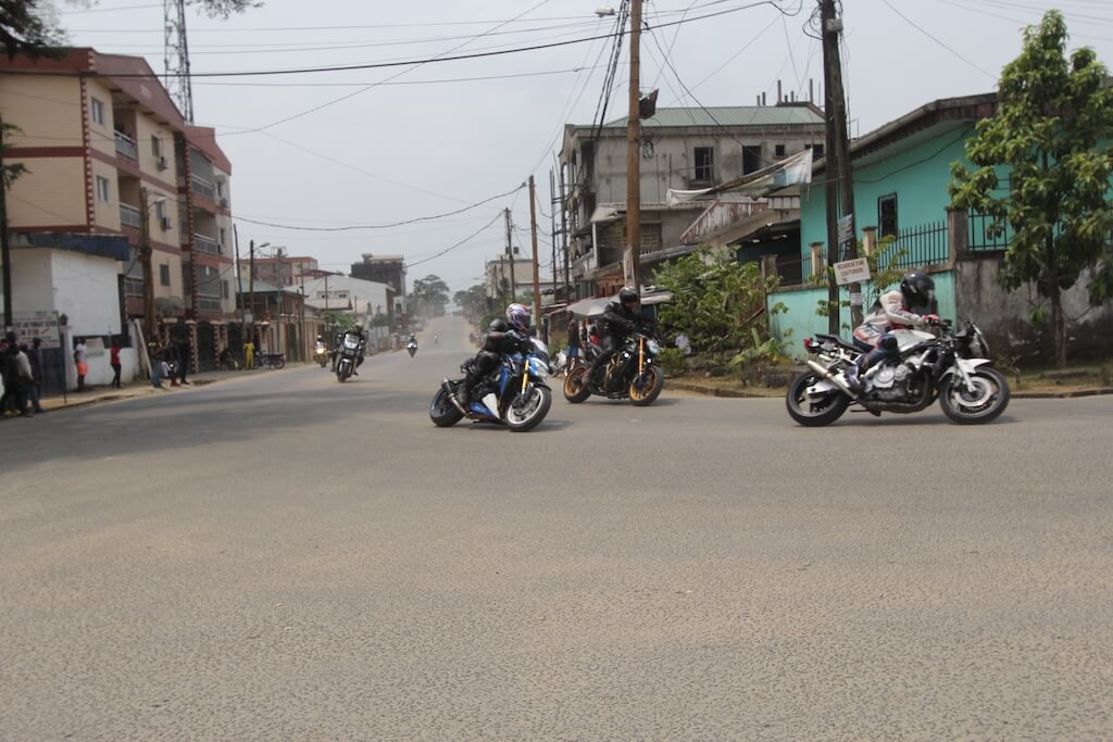 Départ du Grand Prix du Cameroun 2022.