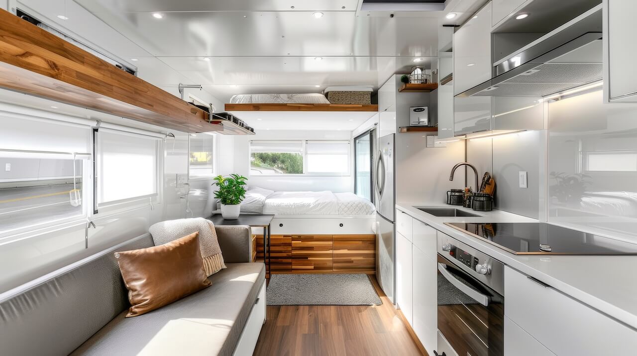 Intérieur d'un camping-car