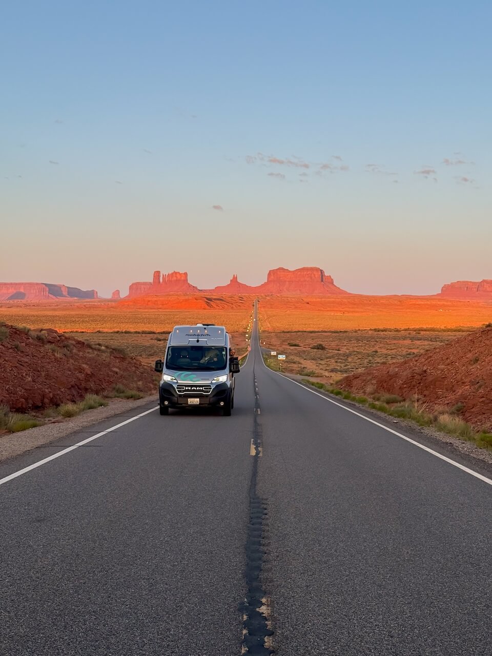 Lilia et Valentin à Monument Valley