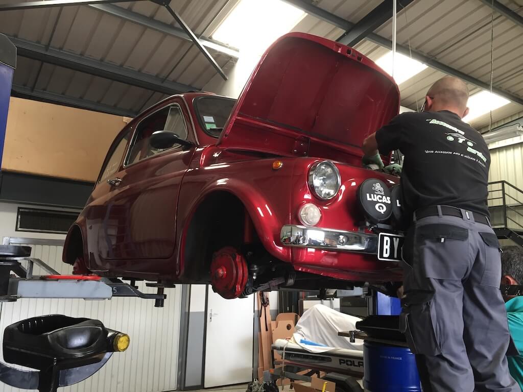 Fiat 500 de 1973 à l'origine du projet La Caale