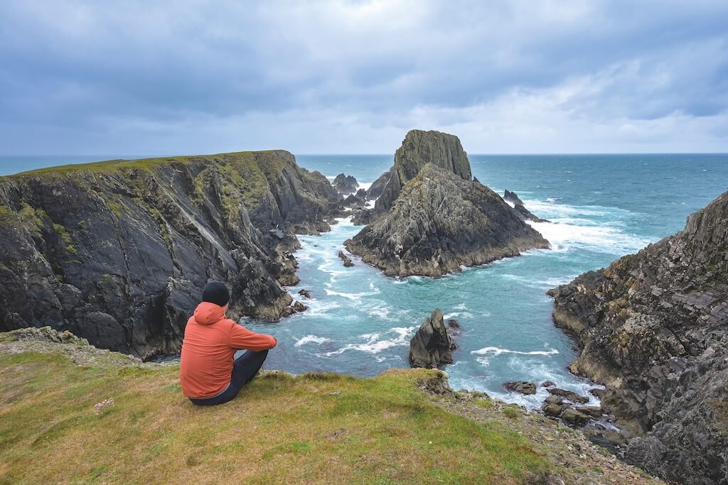 Vue panoramique sur Malin Head dans la péninsule d'Inishowen, comté de Donegal