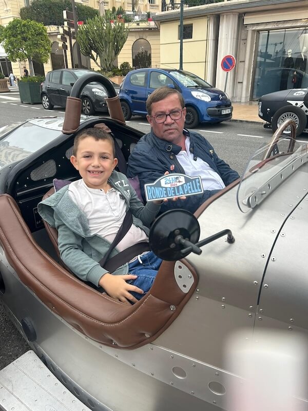Yannick Picard et sa famille sur le Rocher de Monaco