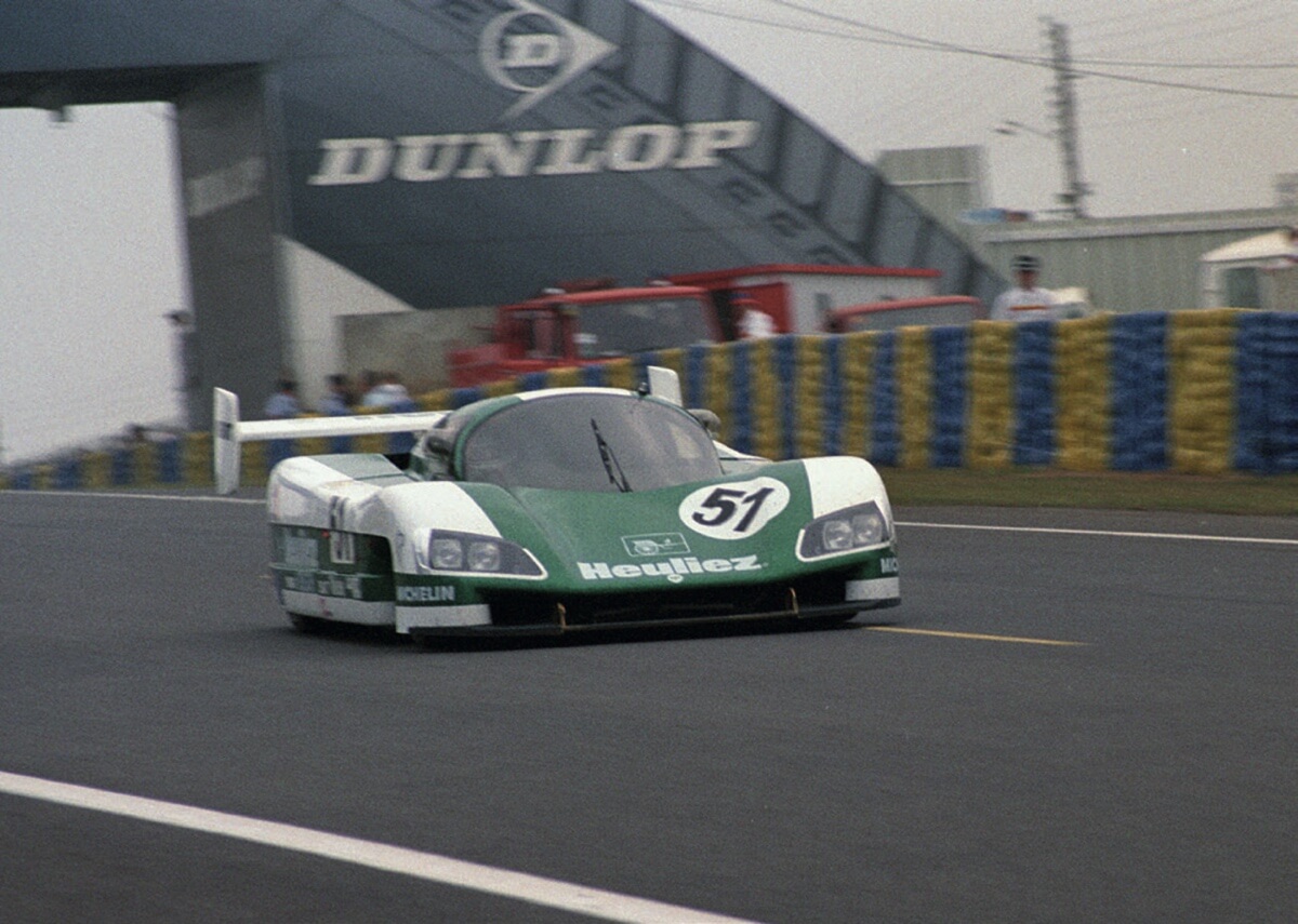 Peugeot WM P88 recordman de vitesse dans les Hunaudières en 1988.