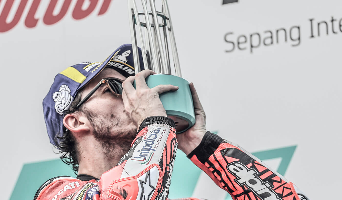 Francesco Bagnaia, pilote MotoGP et champion du monde 2022.