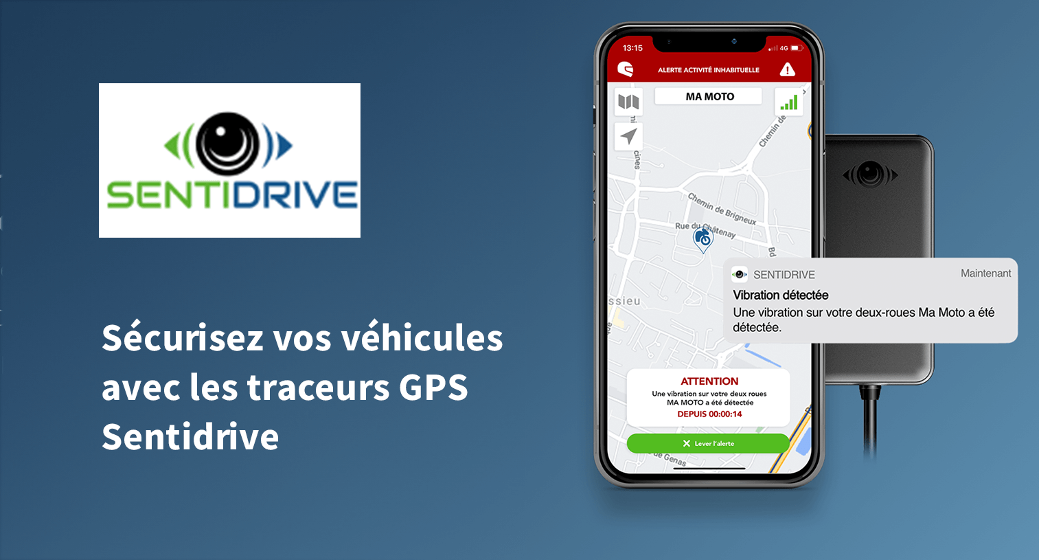 Traceur GPS, Sentidrive