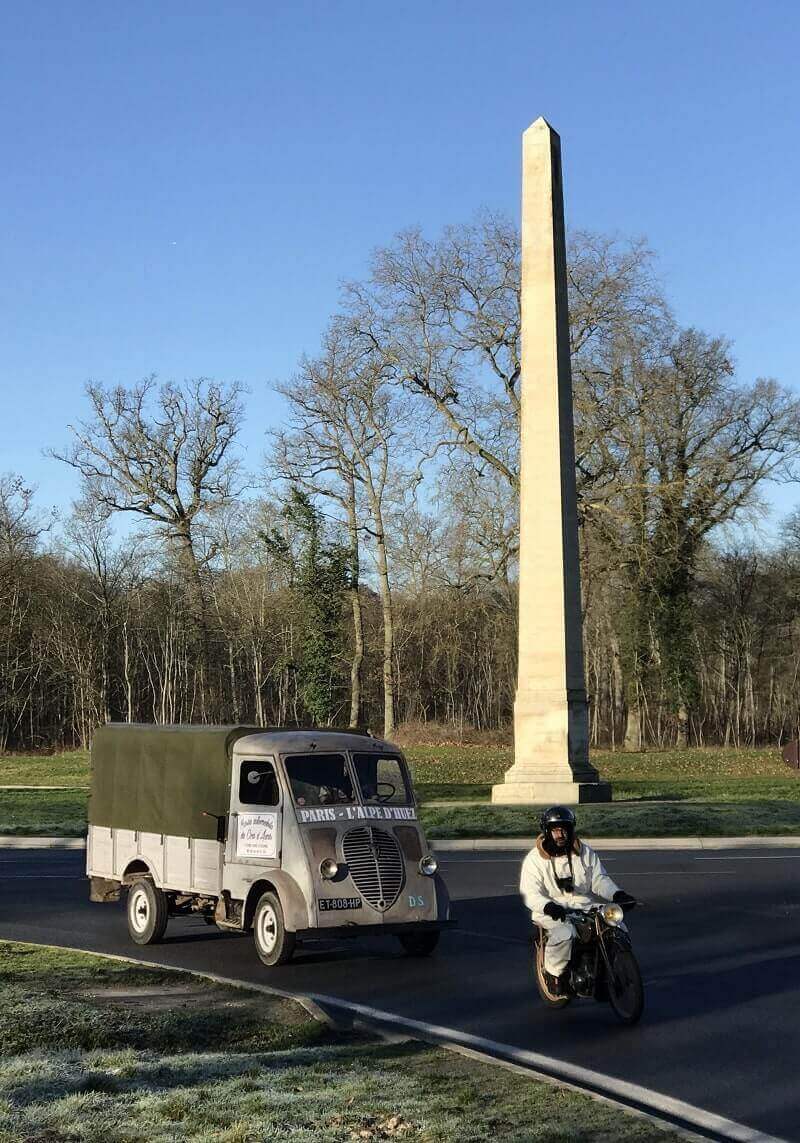 Pause café lors du périple Paris - Alpe d'Huez.