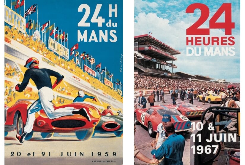 Affiche 24h du Mans 1959