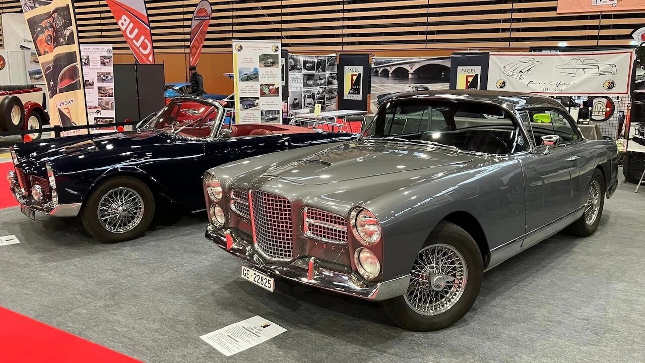 Mercedes-Benz 300 SL Papillon exposée à Eurexpo Lyon.