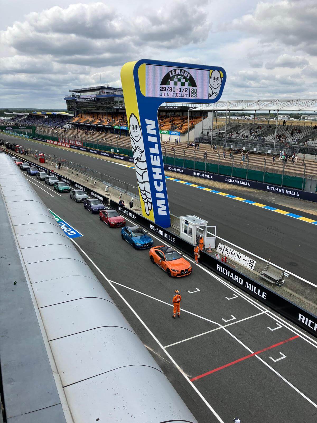 Le Mans Classic 2023 ligne de départ