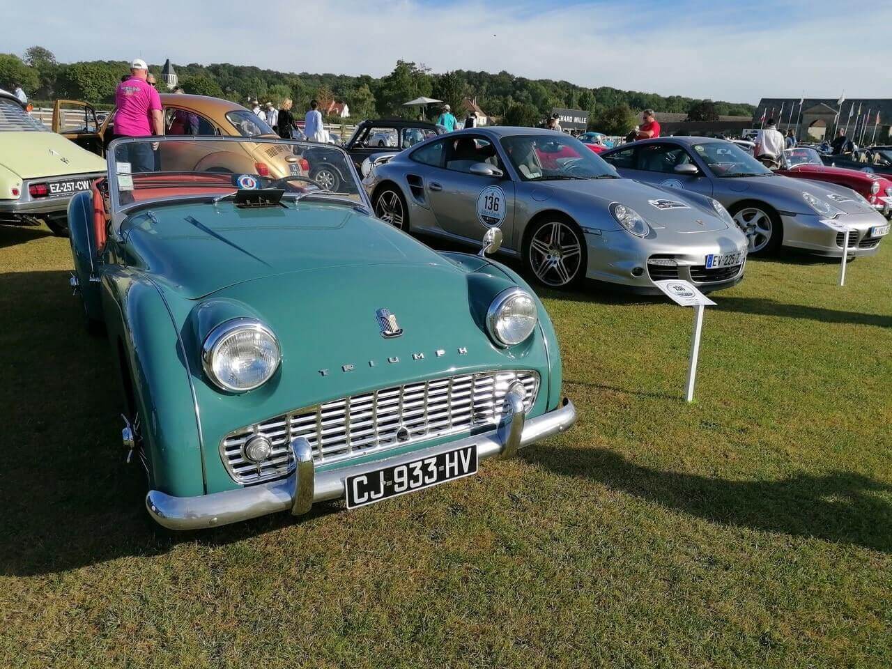 Jaguar MKII de Bernard Consten au Rallye d'Aumale.