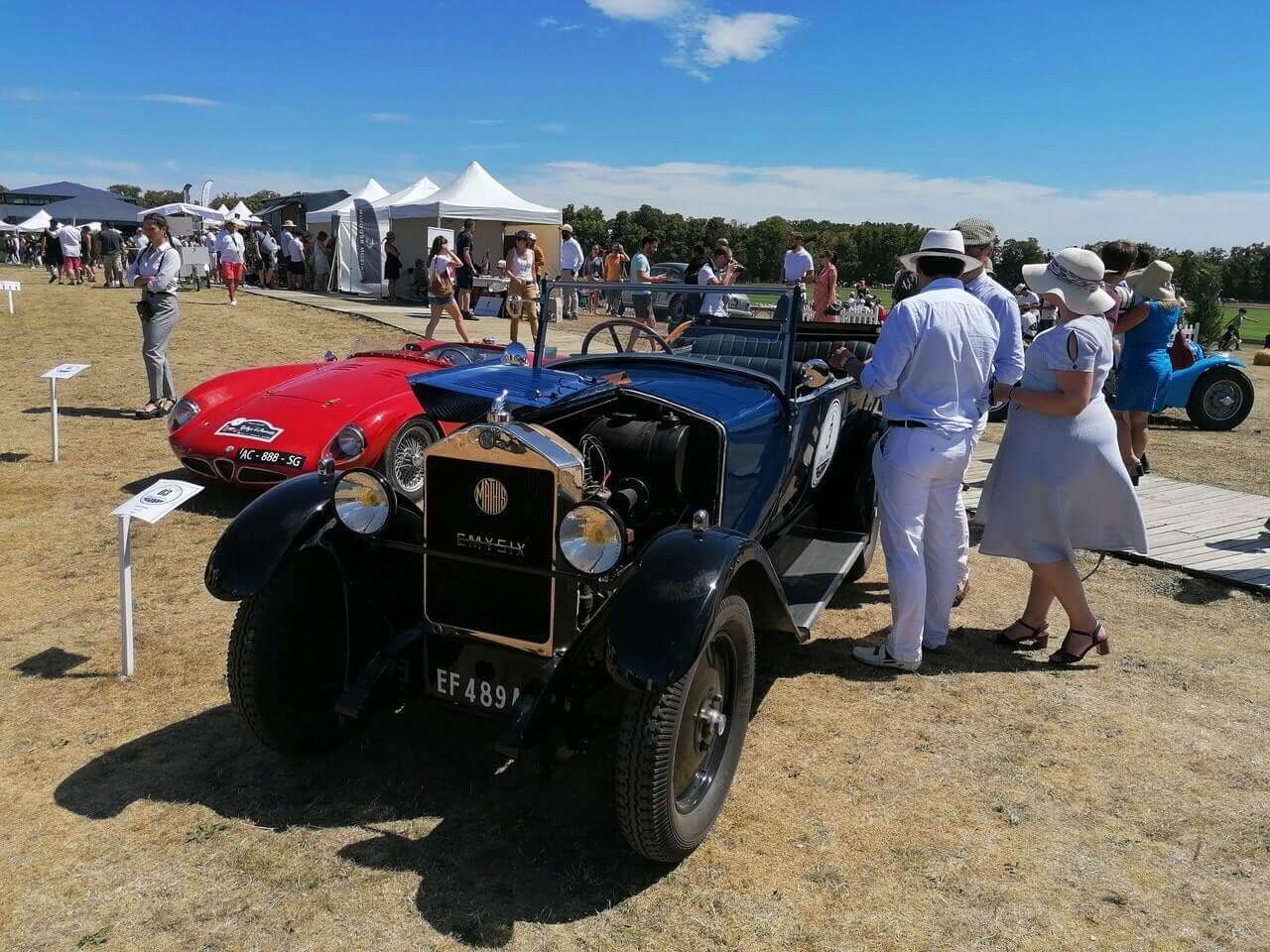 Match de polo lors du 6e Rallye d'Aumale à Chantilly.