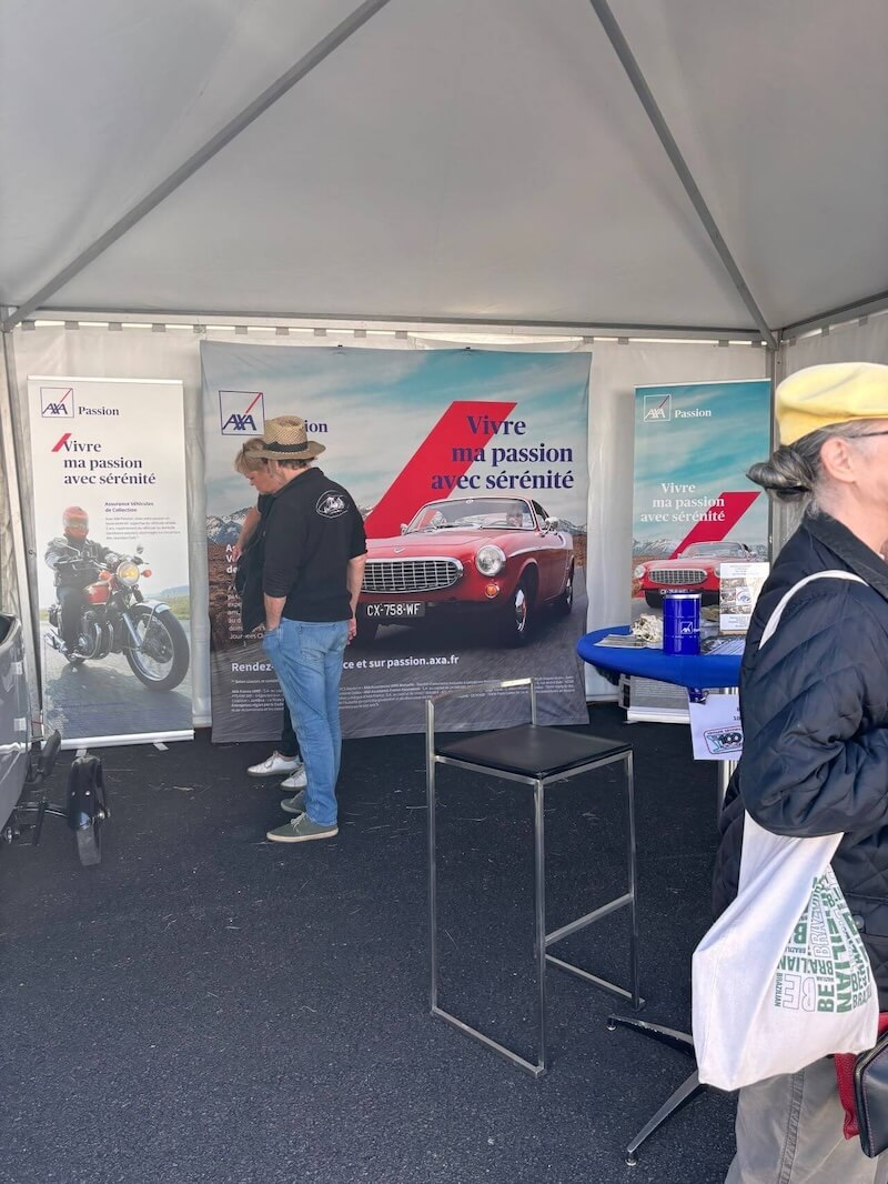 Stand AXA Passion lors de l'édition du centenaire.