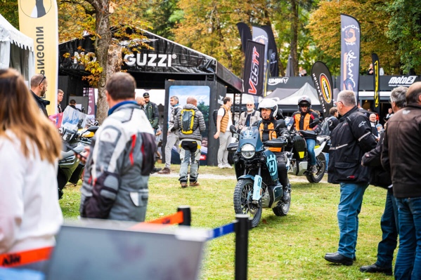Jean-Pierre Bonato lors d'une édition de l'Alpes Aventure Motofestival.