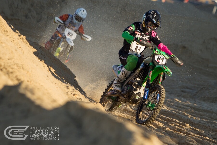 Passage difficile dans le sable lors du Championnat de France des Sables.