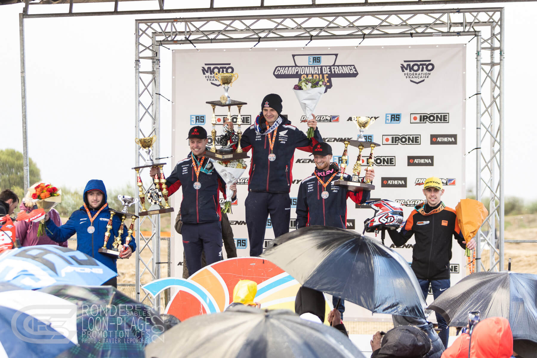 Podium de la Ronde des Sables de Loon Plage 2023.