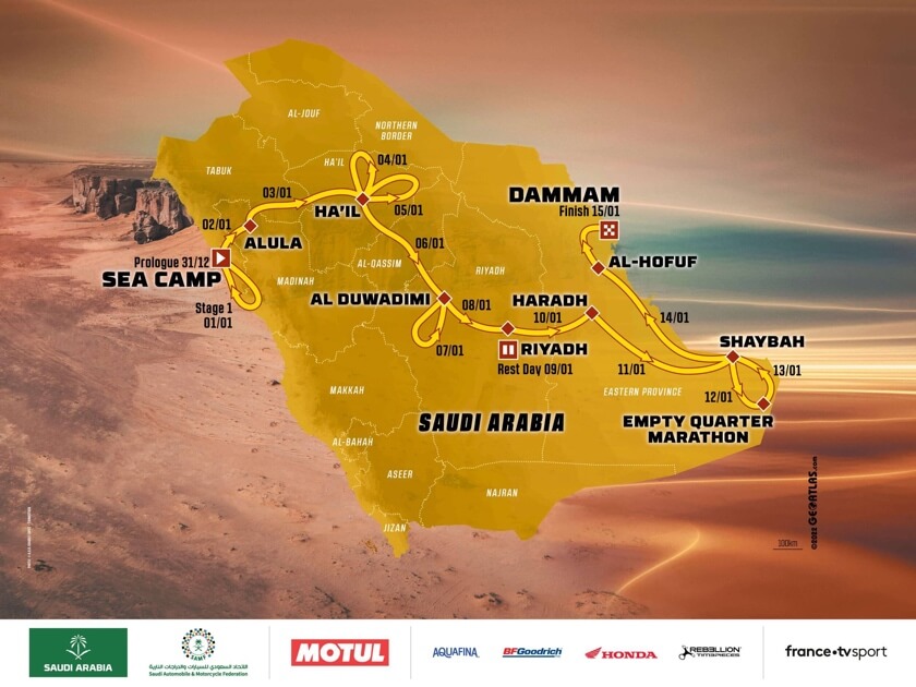 circuit du Dakar