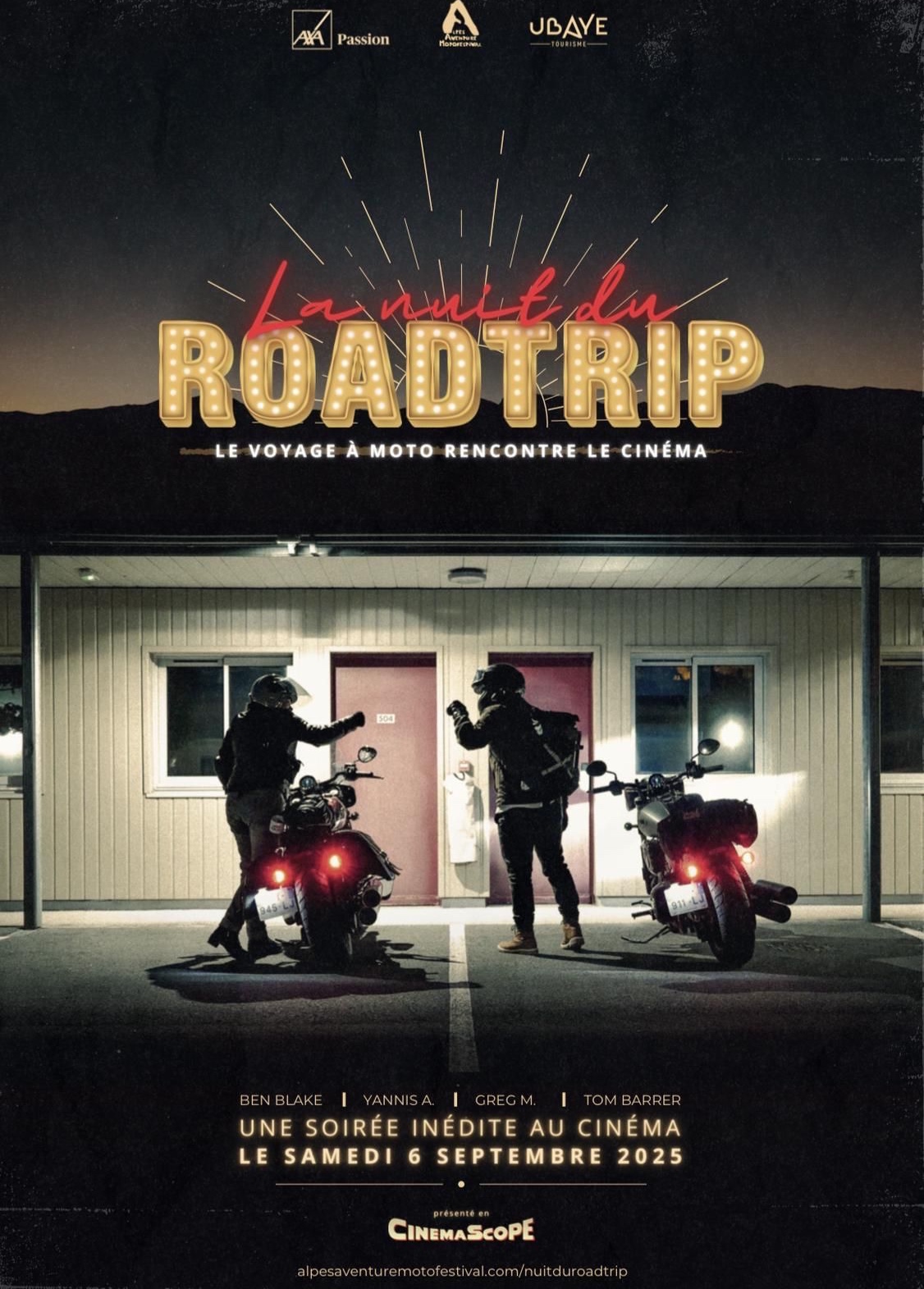 affiche La Nuit du Roadtrip