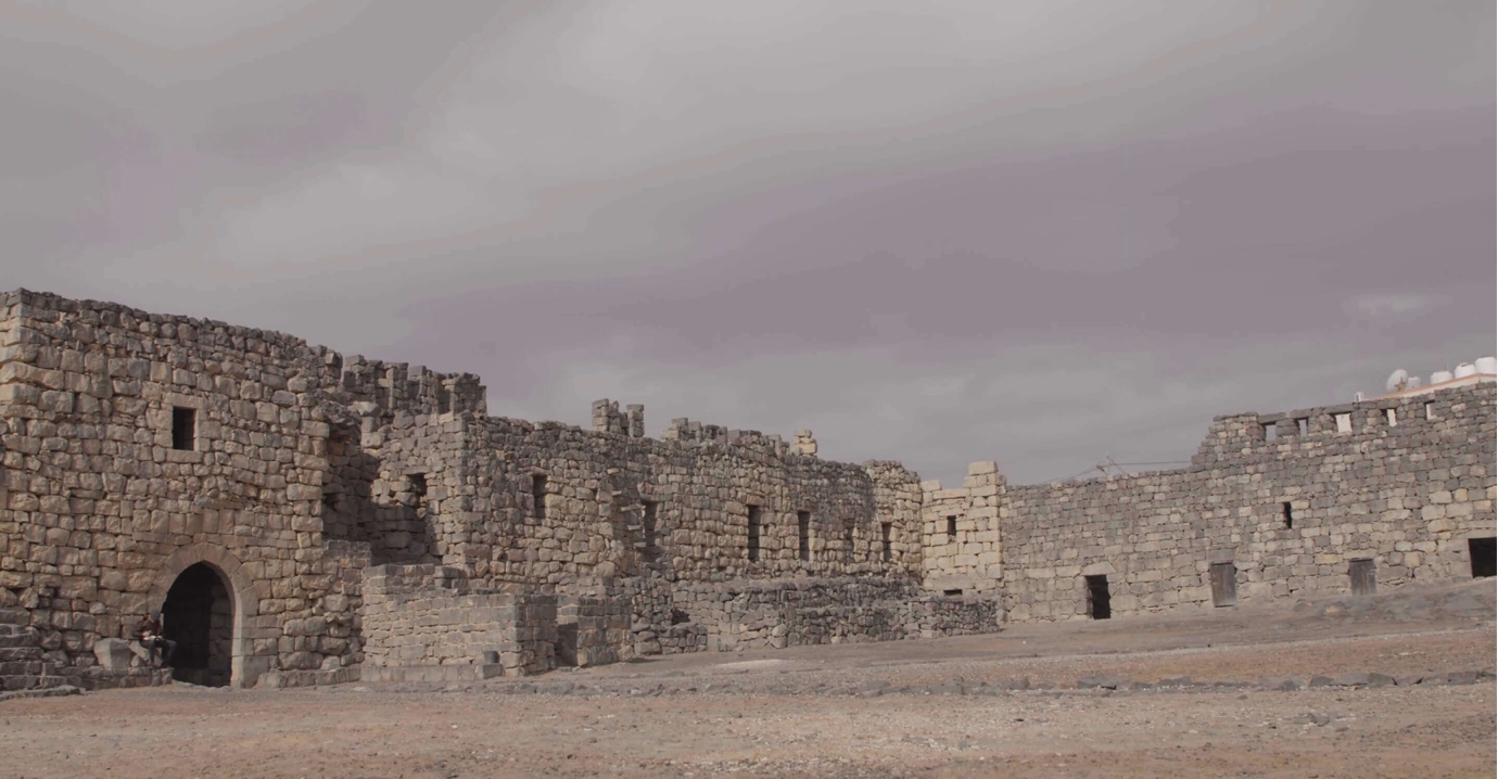 Forteresse d'Azraq Chateau du désert jordanien.