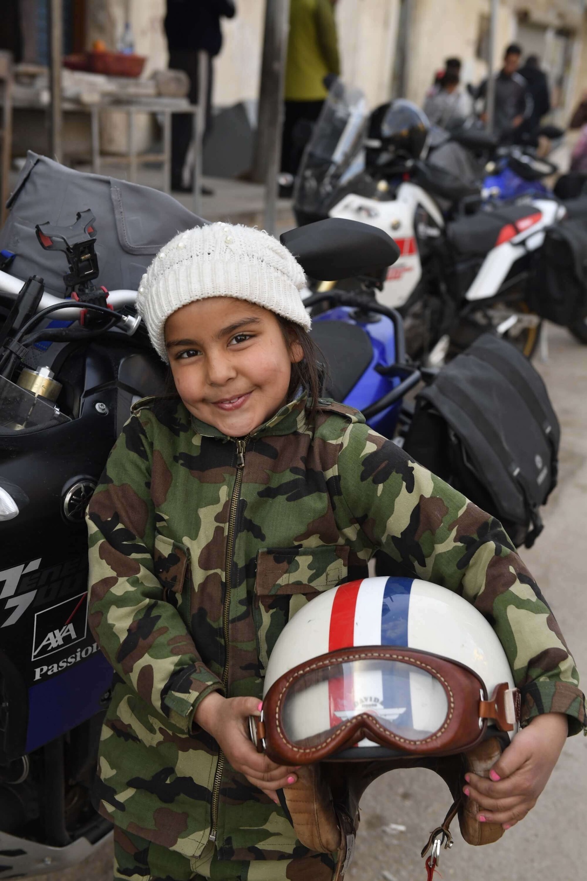 Sourire d'un habitant de Damas.