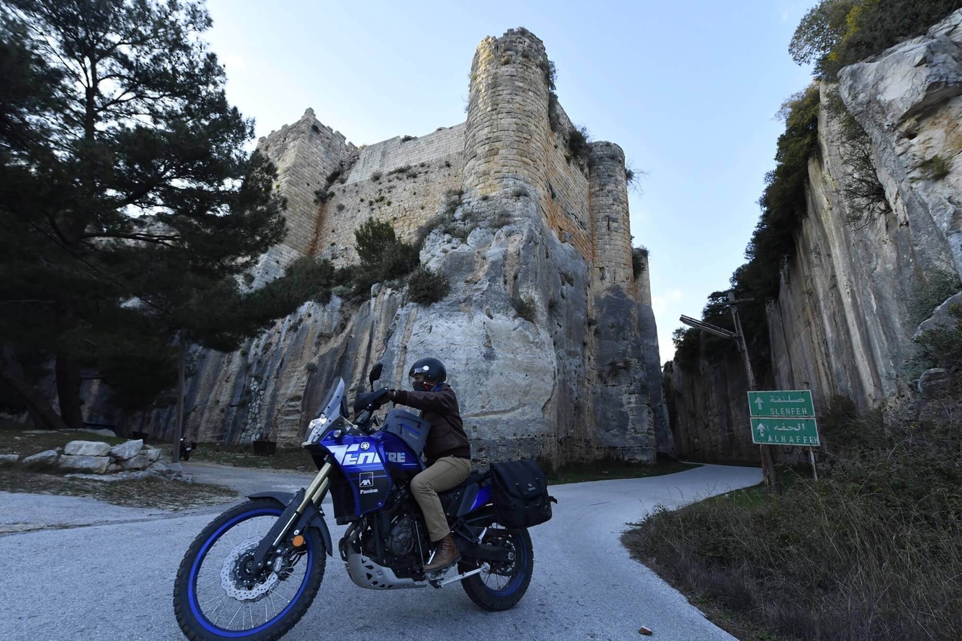 Vue du Château de Saladin en Syrie.