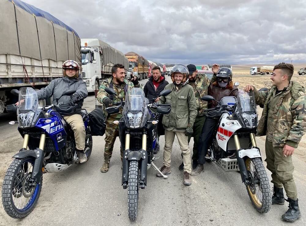 Passage d'un checkpoint syrien.