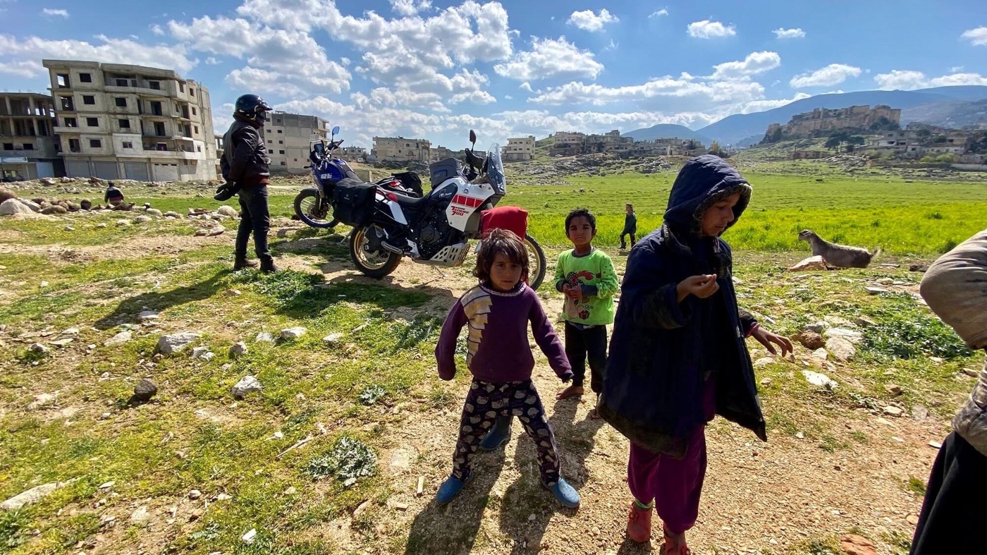 Paysage et enfants du Liban