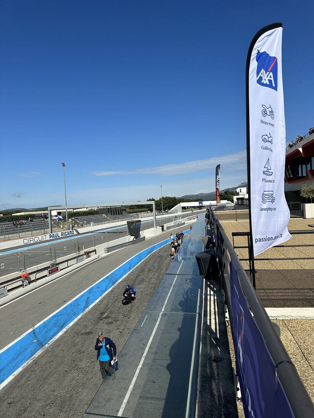 Vue aérienne du circuit Paul Ricard lors de la Sunday Ride Classic 2024.