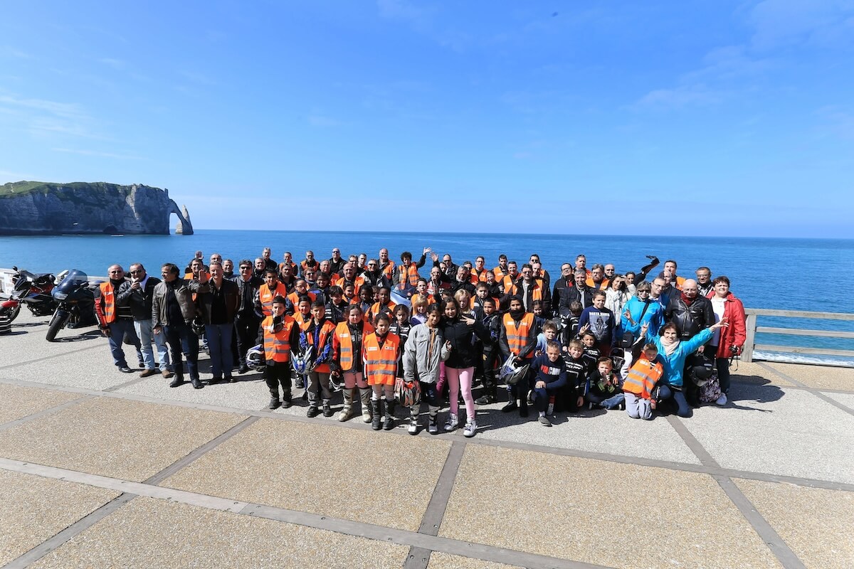 Participants à l'équipée du cœur Normandie 2014